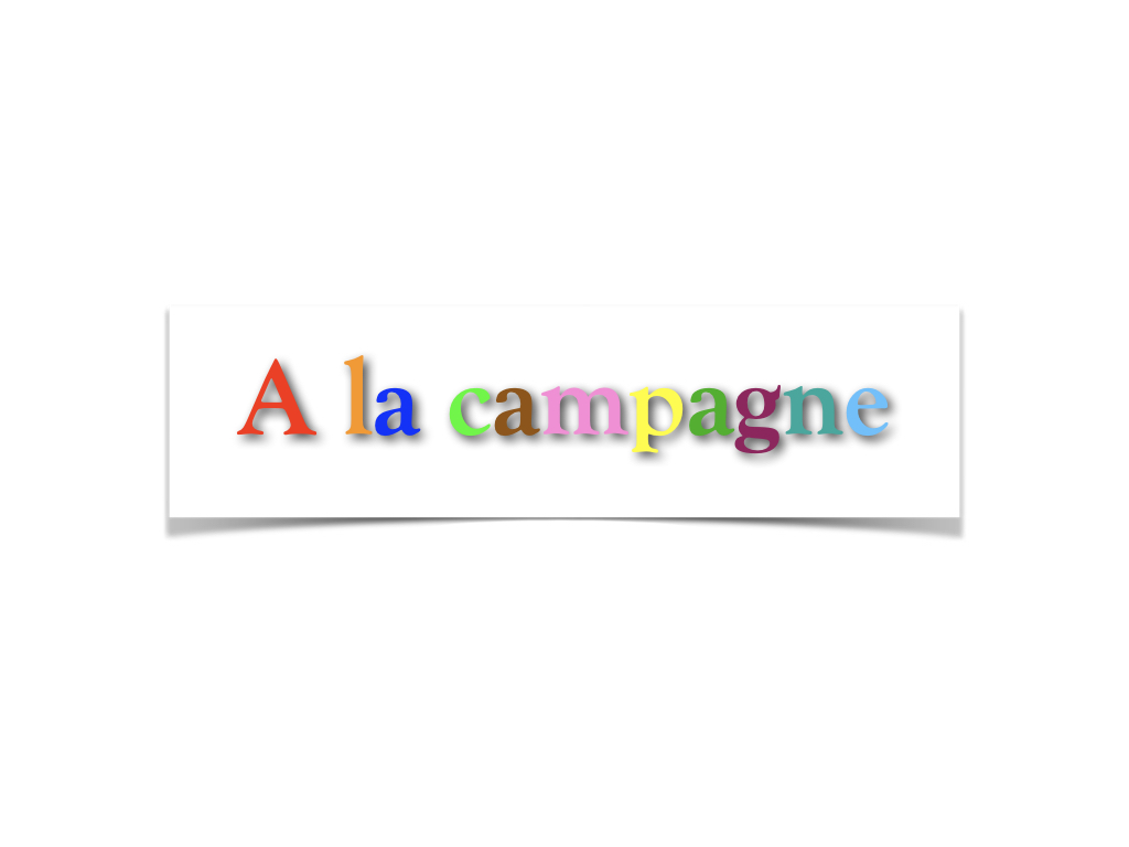 Proposition d'écriture