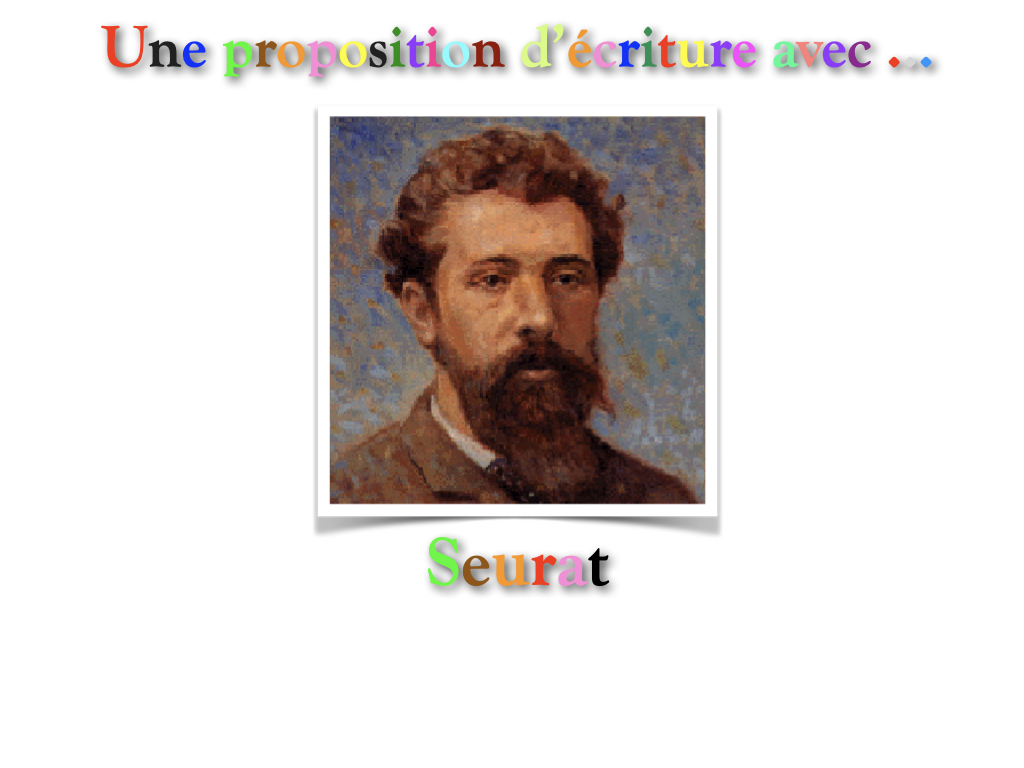 Proposition d'écriture