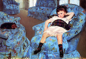 Portrait d'enfant par Mary Cassatt