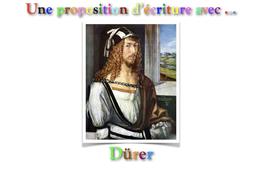 Proposition d'écriture