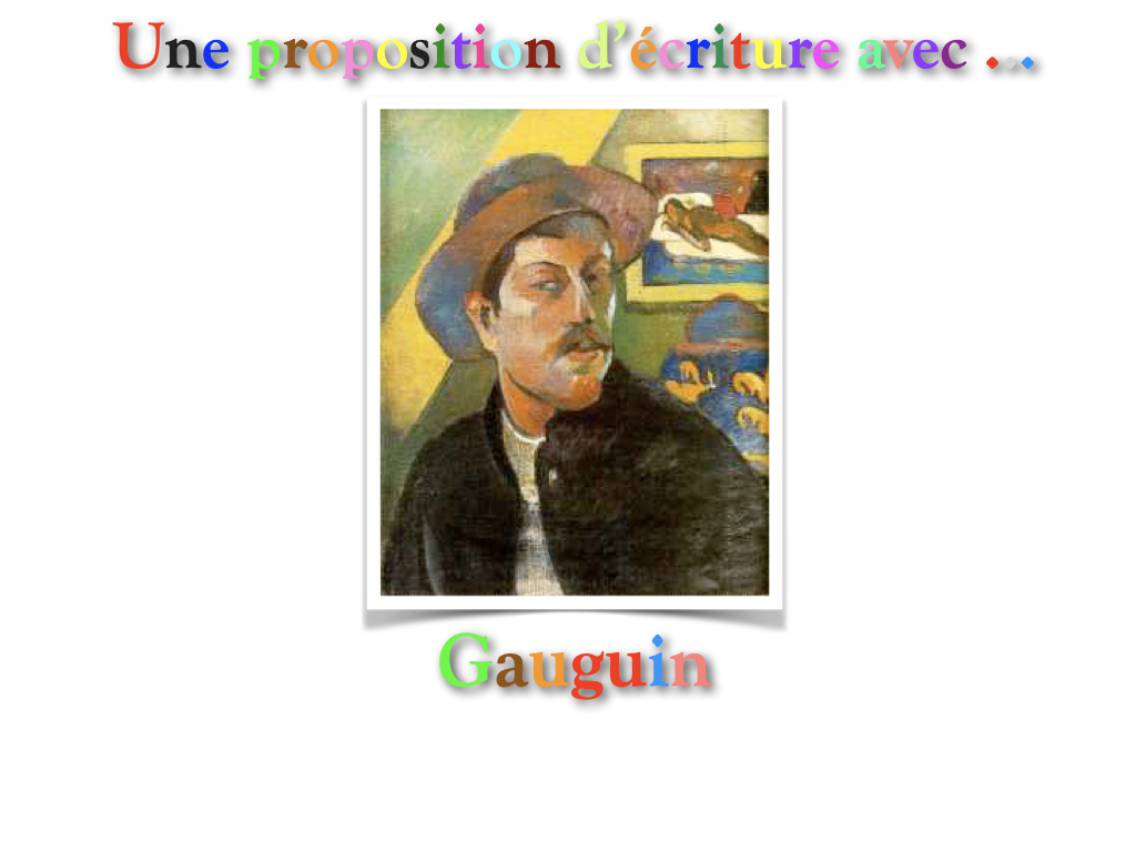 Proposition d'écriture
