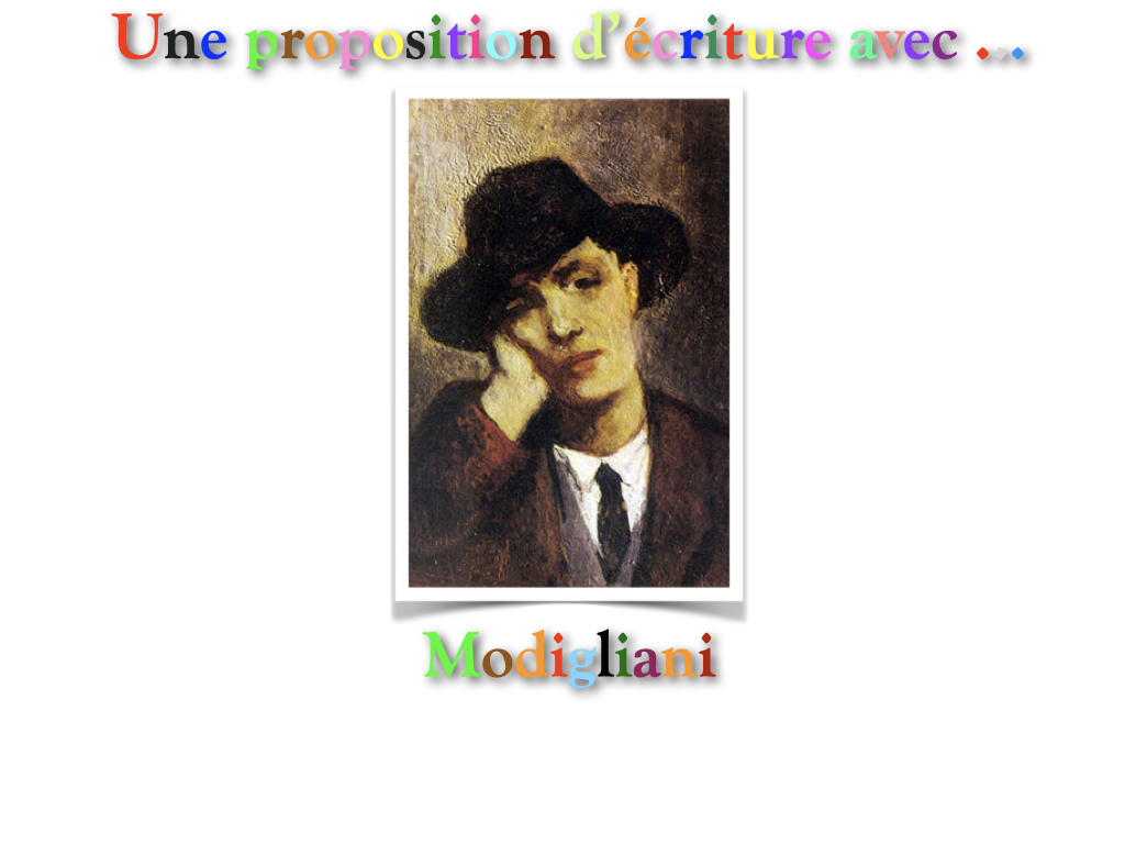 Proposition d'écriture