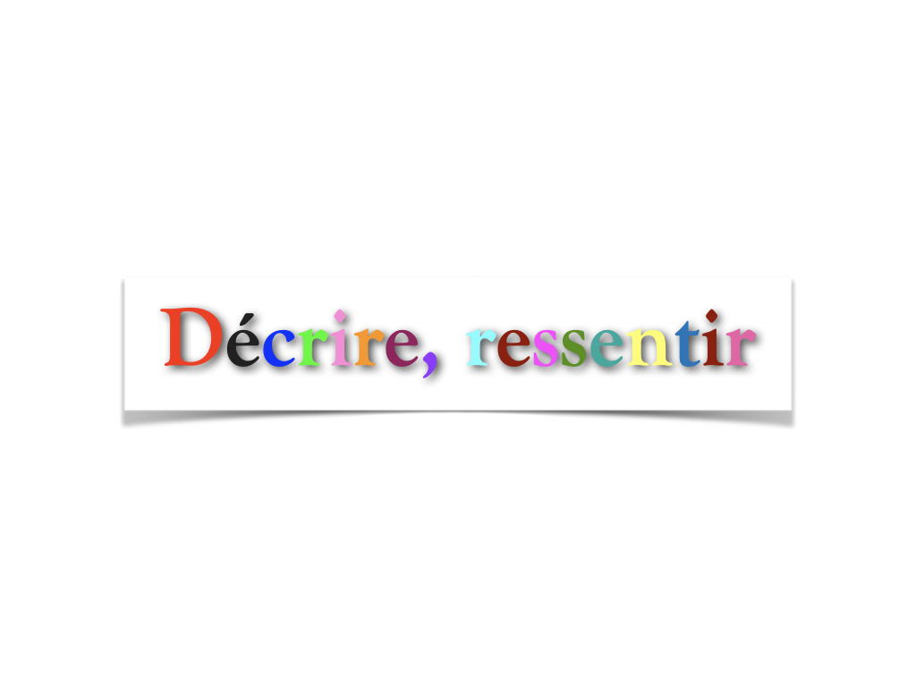Proposition d'écriture