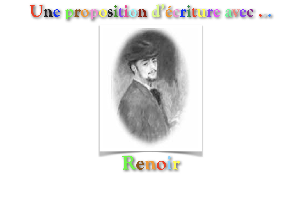 Proposition d'écriture