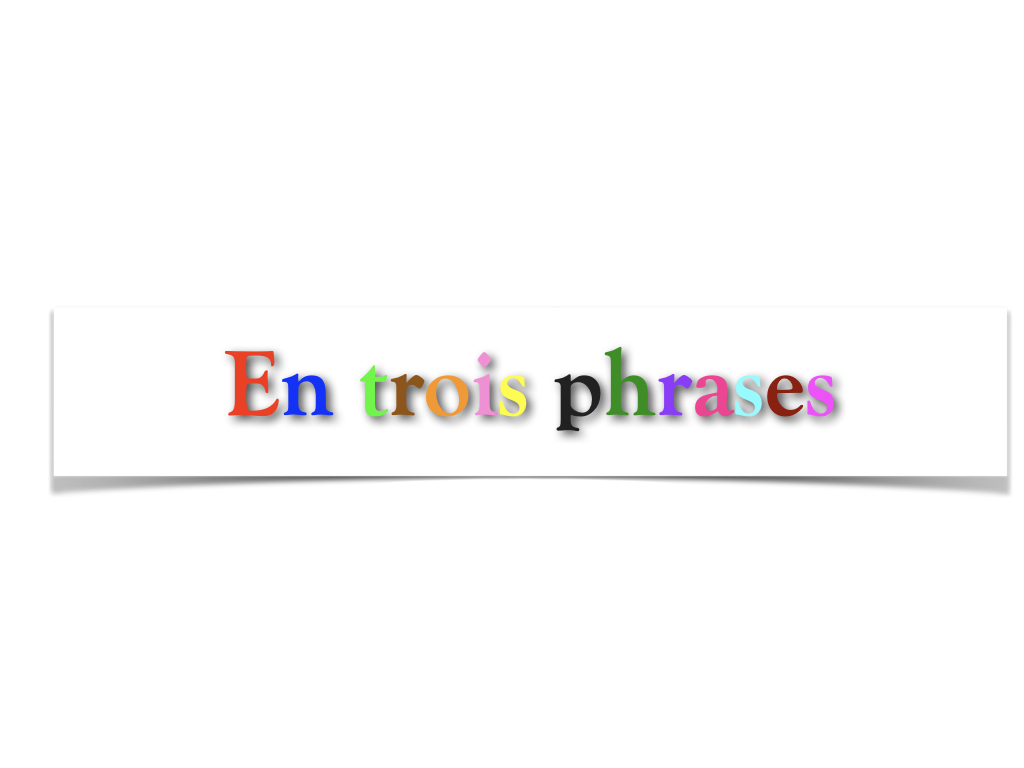 Proposition d'écriture