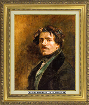 portrait de Delacroix