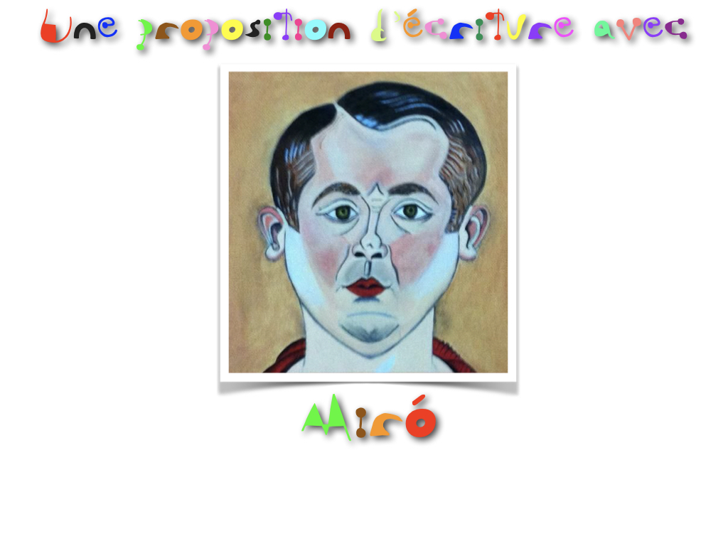 Proposition d'écriture