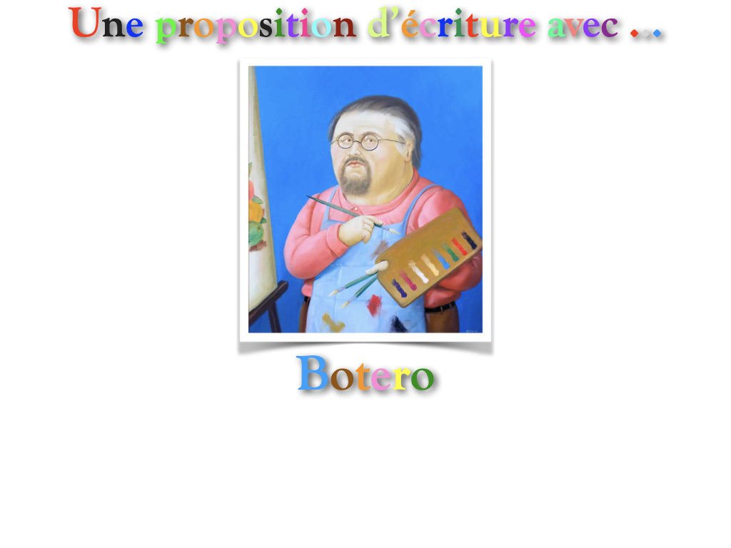 Proposition d'écriture