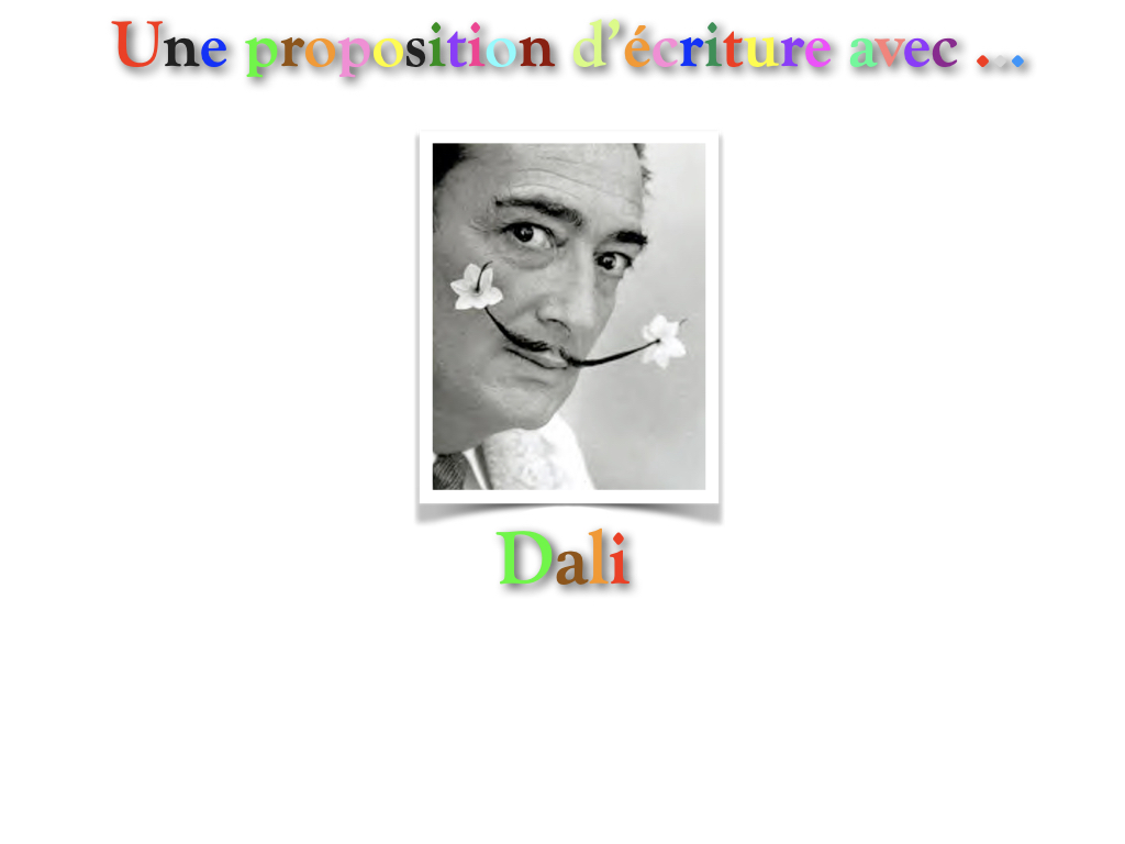 Proposition d'écriture