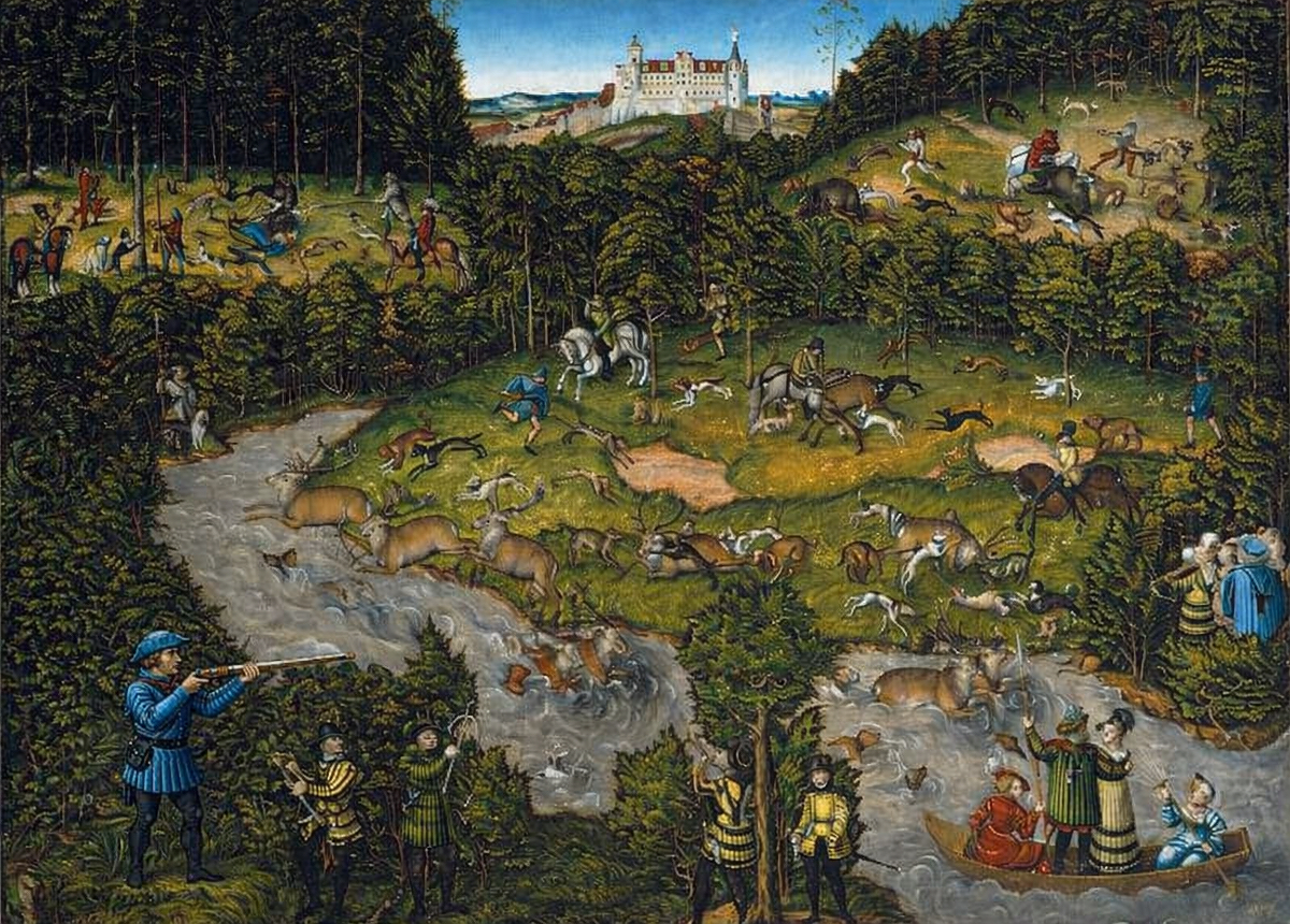 Chasse au château 1540