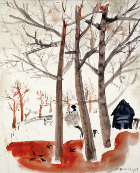 Sans titre 1949 - jeu de l'intrus