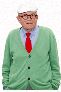 portrait de Hockney
