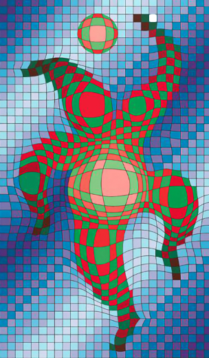 peinture de Vasarely