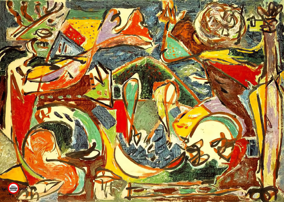 peinture de Pollock